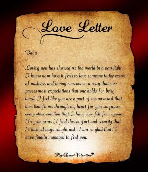 Madly in love with him? Share this letter - 