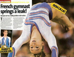 This is topic French gymnast springs a leak in forum Fauxtography at ...