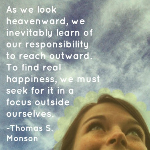 Lds Quotes On Happiness -lookingup-quote mormon