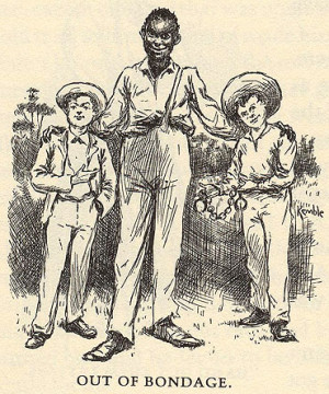 Huckleberry Finn And Jim 1885 huck finn illustration