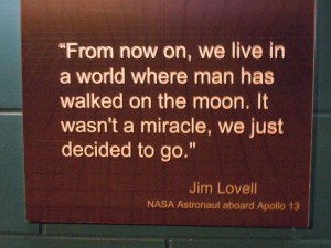 Jim Lovell quote: Astronaut Quotes, Decide, Thoughts Provoking, Quotes ...