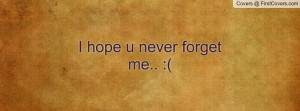 Never Forget Me Quotes