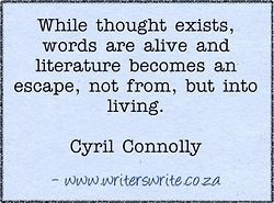 Writing Quote - Cyril Connolly