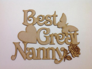 Best Great Nanny Quote Sign