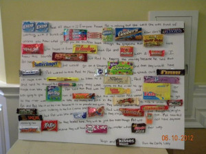 Retirement candy card