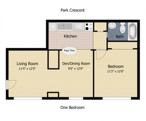 550 square foot apartment
