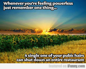 If that isn't power, I don't know WHAT is!