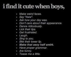 think that he thinks I'm weird and awkward ... Idk I really like him ...