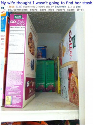 funny pictures, hiding girl scout cookies