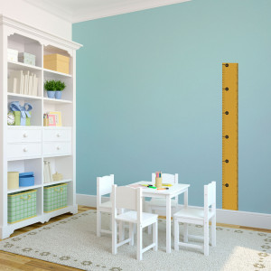 Ruler Kids Growth Chart – Vinyl Wall Art Decal for Homes, Offices ...