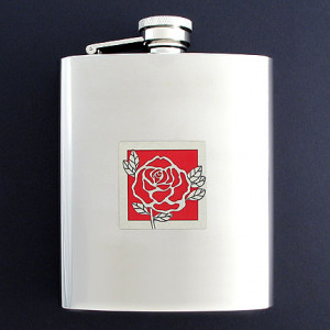 Engrave your favorite Love quote on a red rose flask - click to ...