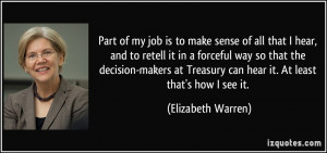 Elizabeth Warren Quote