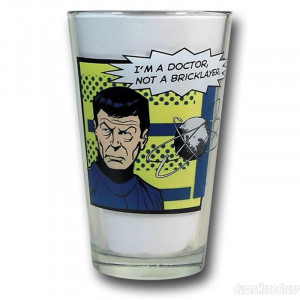 Star Trek Quotes Pint Glass Set- Dr. McCoy View