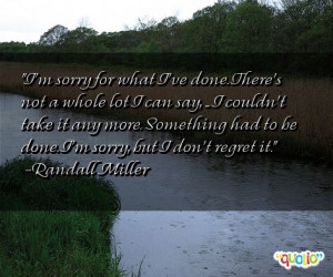 Sorry Quote Quotes Say For