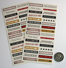 Die Cut Travel Saying Symbol Stickers which I refer to as Scrapbooking ...