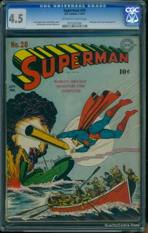 Superman Comic Book Values and Prices Issues #11 – 20