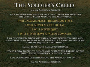 The Soldier's Creed El Credo del