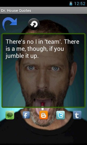 View bigger - Gregory House QUOTES for Android screenshot