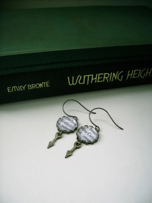 Wuthering Heights Earrings CATHY & HEATHCLIFF by AlteredEras, £18.00 ...