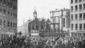 The execution of William Burke on The Lawnmarket 28th January 1829