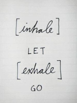 Inhale exhale mindfulness breathing