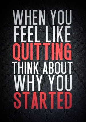 Never quit! Building a successful business takes time and a strong ...