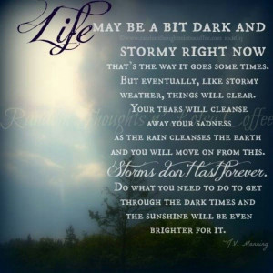 Quotes Weathering The Storm...