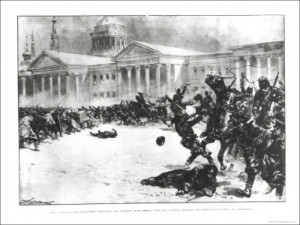 First Blood in the Revolution Opposite the Admiralty Building St ...