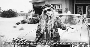 ... is your invitation let’s get wasted”Rock N Roll - Avril Lavigne