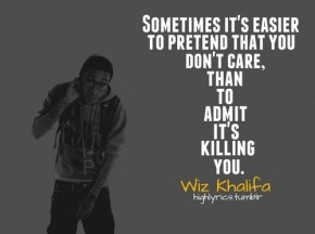 Don't pretend. Please.