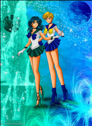 Sailor Neptune And Uranus