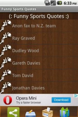 Aumentar - Captura de pantalla de Funny Sports Quotes para Android