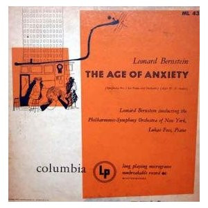 Leonard Bernstein The Age Of Anxiety After W H Auden Lukas Foss