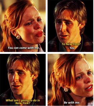 ... me. - The Notebook directed by Nick Cassavetes (2004) #nicholassparks