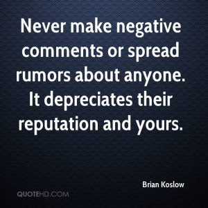 Quotes About Spreading Rumors