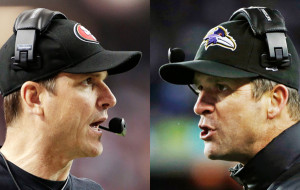 Jan 24, 2013 Jim Harbaugh, John Harbaugh, Jack Harbaugh(Photo. by Rob ...