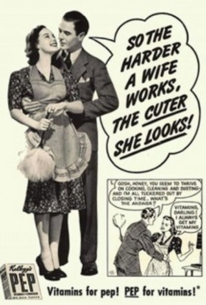 Feminism Sexists ads from the 1950's