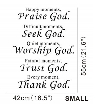 Bible Vinyl Wall Quotes Words Letters Art Decals Home Decoration ...