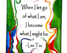 When I Let Go LAO TZU Yoga Meditation Inspirational Quote Motivational ...