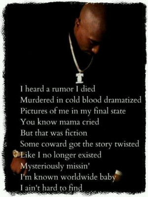 Tupac picture and quote