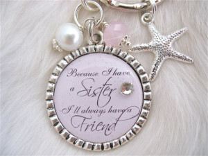 SISTER Wedding QUOTE Bridal Jewelry Gift pendant-PERSONALIZED ...