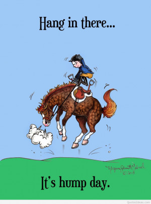 It’s hump day cartoon funny quote