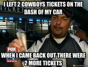 SportsMemes.net > Football Memes > Cowboys Fans Honesty