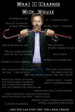 What I learned with Dr. House
