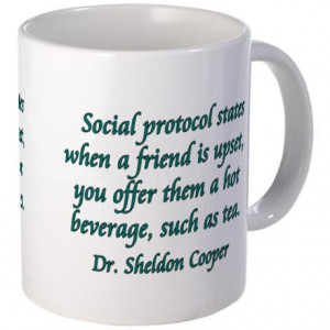Sheldons Hot Beverage Quote Mug
