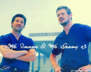 Derek Shepherd {McDreamy} and Mark Sloan {McSteamy} (Grey's Anatomy)