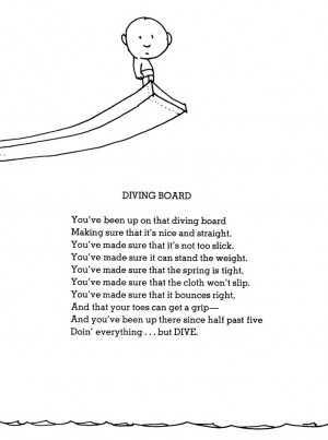 ... Quotes, Shel Silverstein Poems, Diving Swimming, Shelsilverstein
