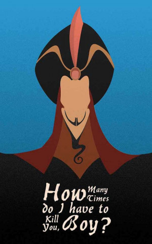 Jafar - Aladdin / Disney Villains Inspired - Movie Art Poster