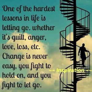 Life Lessons - Letting go