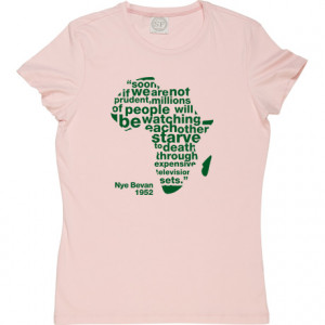 Nye Bevan Expensive Television Sets Quote Baby Pink Women's T-Shirt ...